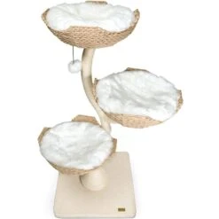 Mau Lifestyle Ivy 3, 53-in Modern Cat Tree, Natural -Almo nature Sales 842054 PT5. AC SS1800 V1682628037