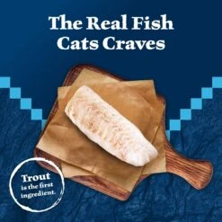 Blue Buffalo Wilderness Rocky Mountain Recipe Flaked Trout Feast Adult Grain-Free Canned Cat Food -Almo nature Sales 84214 PT2. AC SS1800 V1604362910