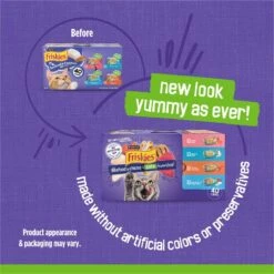 Purina Friskies Seafood & Chicken Pate Favorites Variety Pack Wet Cat Food, 5.5-oz Can, Case Of 40 & Purina Cat Chow Naturals Original With Added Vitamins, Minerals & Nutrients Dry Cat Food -Almo nature Sales 854326 PT2. AC SS1800 V1683744256
