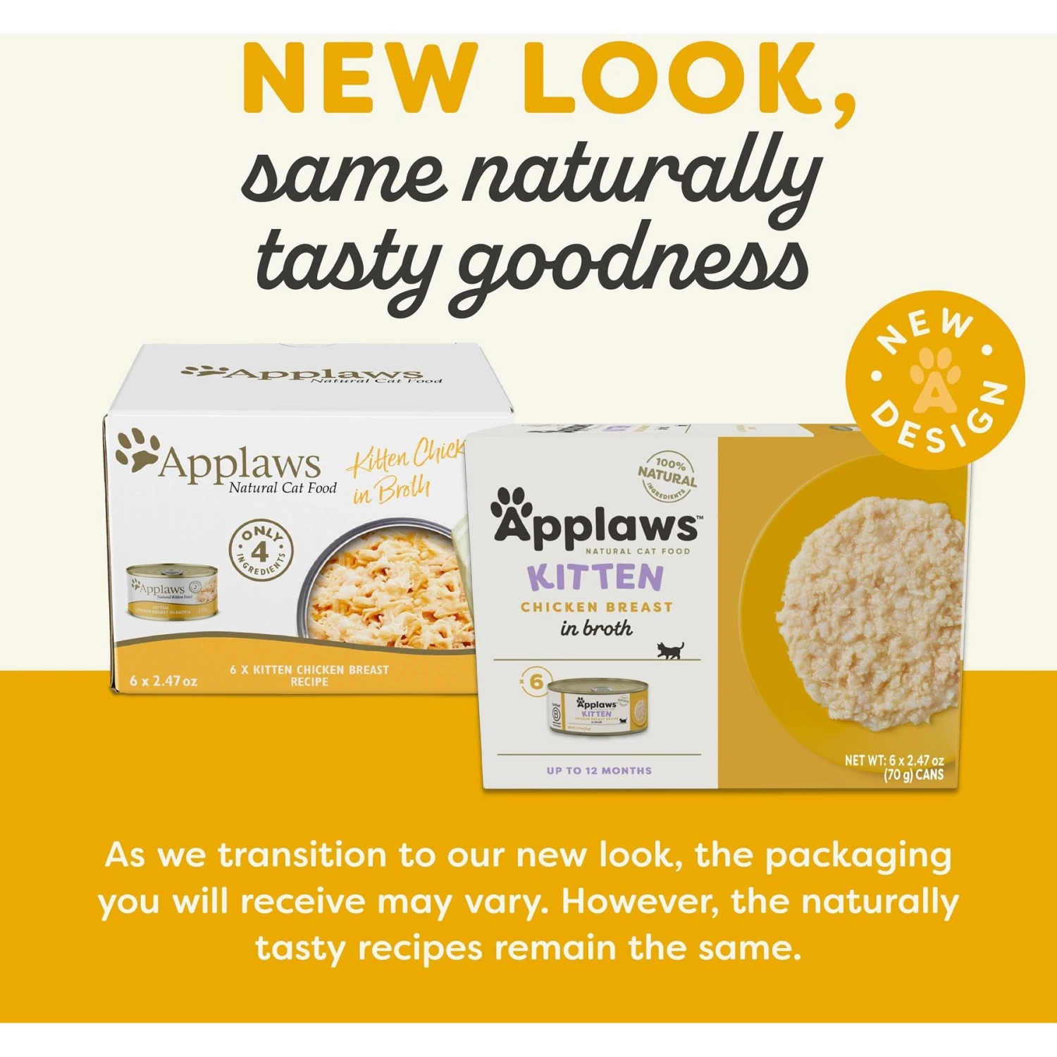 Applaws Chicken In Broth Limited Ingredient Wet Kitten Food, 2.47-oz Can, Case Of 6 4 Applaws Chicken In Broth Limited Ingredient Wet Kitten Food, 2.47-oz Can, Case Of 6 - Image 2