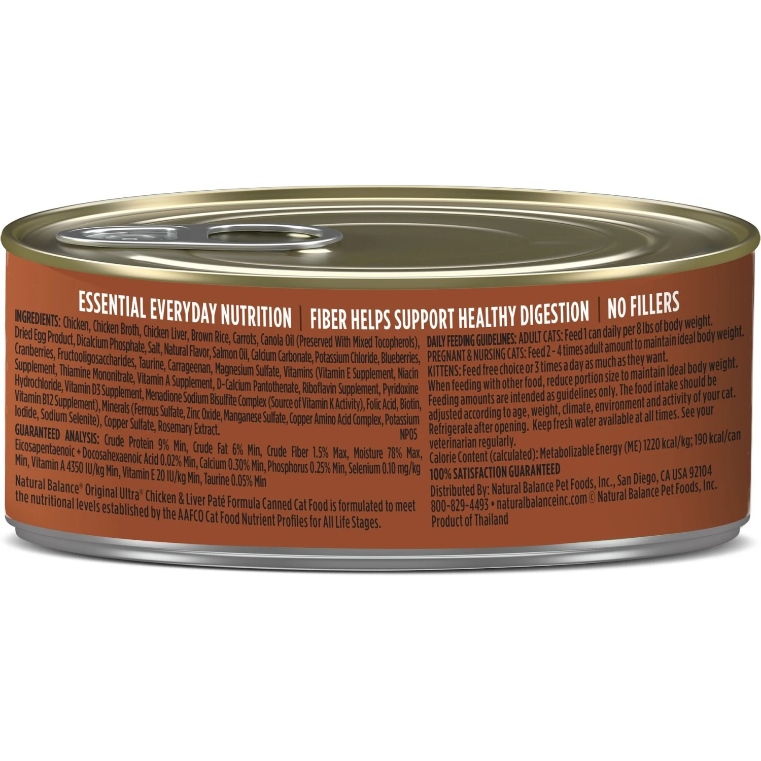 Natural Balance Ultra Premium Chicken & Liver Pate Formula Canned Cat Food 6 Natural Balance Ultra Premium Chicken & Liver Pate Formula Canned Cat Food - Image 4