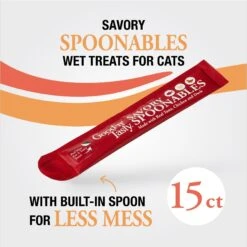 Good 'n' Tasty Savory Spoonables Triple Flavor Variety Pack Lickable Cat Treat -Almo nature Sales 867622 PT2. AC SS1800 V1691514529