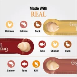 Good 'n' Tasty Savory Spoonables Triple Flavor Variety Pack Lickable Cat Treat -Almo nature Sales 867622 PT3. AC SS1800 V1691514527