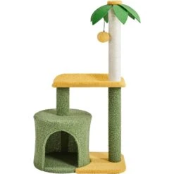Yaheetech 37-in Coconut Palm Cat Tree, Small, Green & Yellow 13 Yaheetech 37-in Coconut Palm Cat Tree, Small, Green & Yellow -Almo nature Sales 871710 PT2. AC SS1800 V1686246232