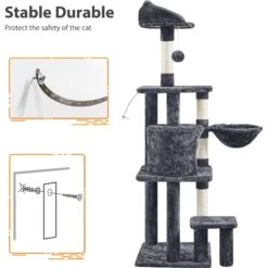 Yaheetech 57-in Cat Tree For Indoor Cats -Almo nature Sales 871742 PT8. AC SS1800 V1686247927