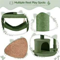 Yaheetech 62.5-in Cactus Cat Tree, Medium, Green & Brown 15 Yaheetech 62.5-in Cactus Cat Tree, Medium, Green & Brown -Almo nature Sales 871822 PT4. AC SS1800 V1688738707