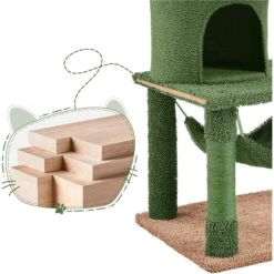 Yaheetech 62.5-in Cactus Cat Tree, Medium, Green & Brown 18 Yaheetech 62.5-in Cactus Cat Tree, Medium, Green & Brown -Almo nature Sales 871822 PT7. AC SS1800 V1688738707