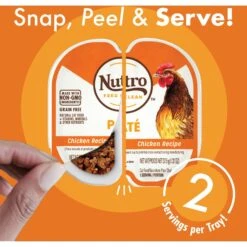 Nutro Perfect Portions Grain-Free Chicken Pate Recipe Adult Wet Cat Food Trays -Almo nature Sales 87480 PT2. AC SS1800 V1702678796