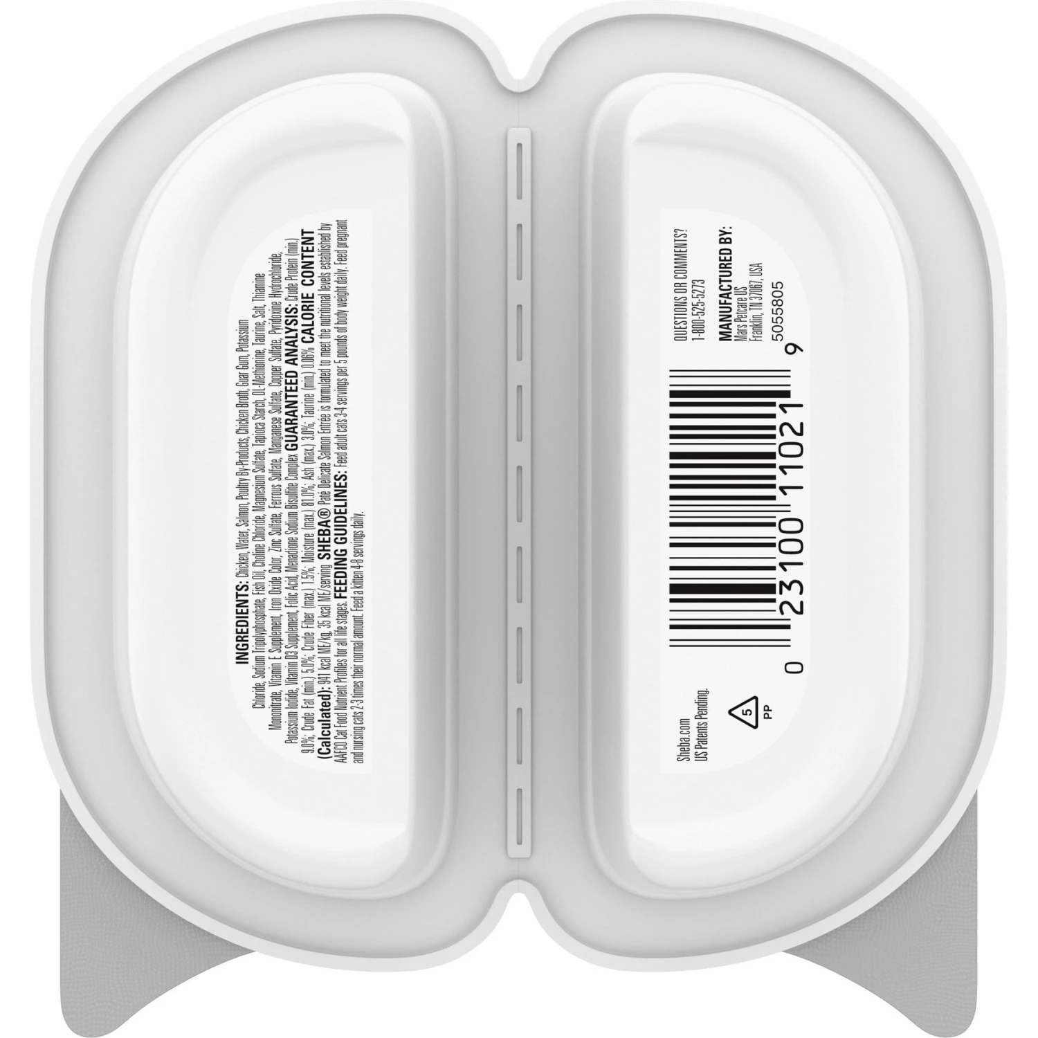 Sheba Perfect Portions Grain-Free Pate Delicate Salmon Entree Adult Wet Cat Food Trays 4 Sheba Perfect Portions Grain-Free Pate Delicate Salmon Entree Adult Wet Cat Food Trays - Image 2