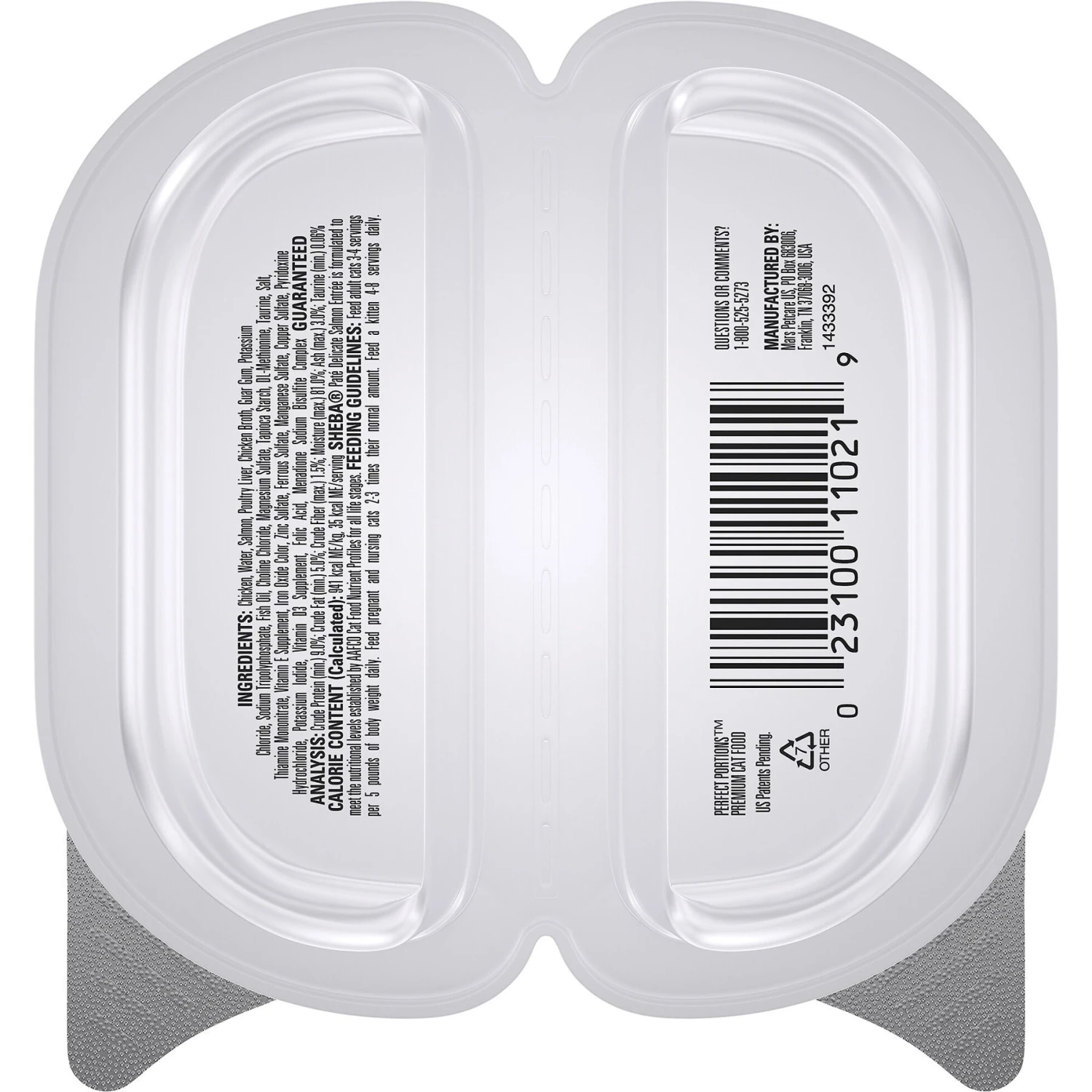 Sheba Perfect Portions Grain-Free Pate Delicate Salmon Entree Adult Wet Cat Food Trays 5 Sheba Perfect Portions Grain-Free Pate Delicate Salmon Entree Adult Wet Cat Food Trays - Image 3