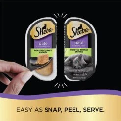 Sheba Perfect Portions Grain-Free Roasted Turkey Entree Pate Adult Wet Cat Food Trays -Almo nature Sales 87822 PT4. AC SS1800 V1581712758