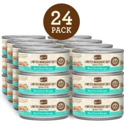 Merrick Limited Ingredient Diet Grain-Free Real Duck Pate Recipe Canned Cat Food 12 Merrick Limited Ingredient Diet Grain-Free Real Duck Pate Recipe Canned Cat Food -Almo nature Sales 87841 PT1. AC SS1800 V1696265920