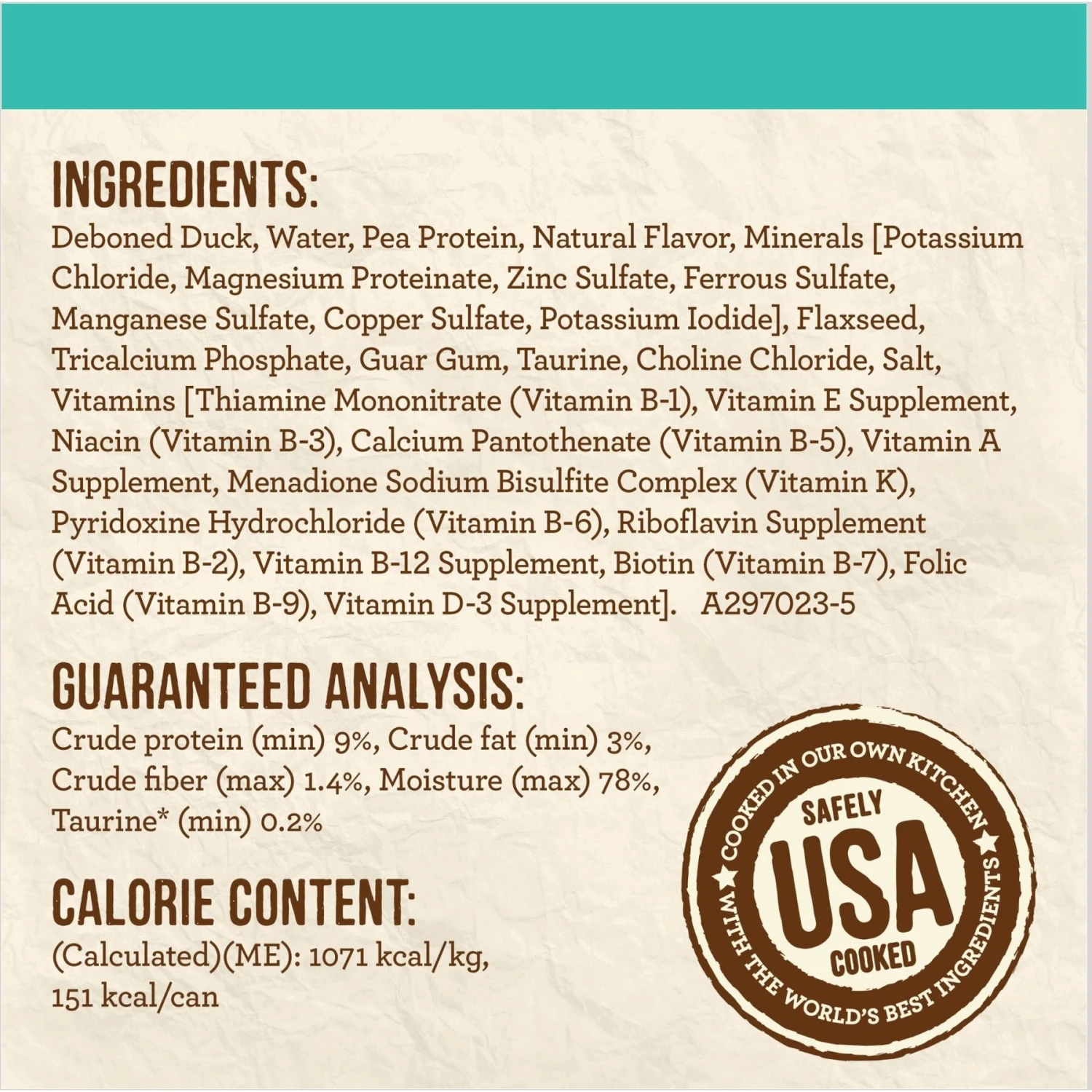 Merrick Limited Ingredient Diet Grain-Free Real Duck Pate Recipe Canned Cat Food 7 Merrick Limited Ingredient Diet Grain-Free Real Duck Pate Recipe Canned Cat Food - Image 5