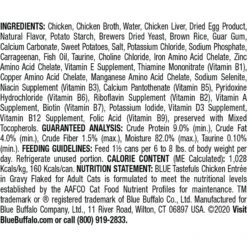 Blue Buffalo Tastefuls Natural Flaked Chicken Entree In Gravy Wet Cat Food, 5.5-oz Can, Case Of 12 -Almo nature Sales 879246 PT1. AC SS1800 V1687357202