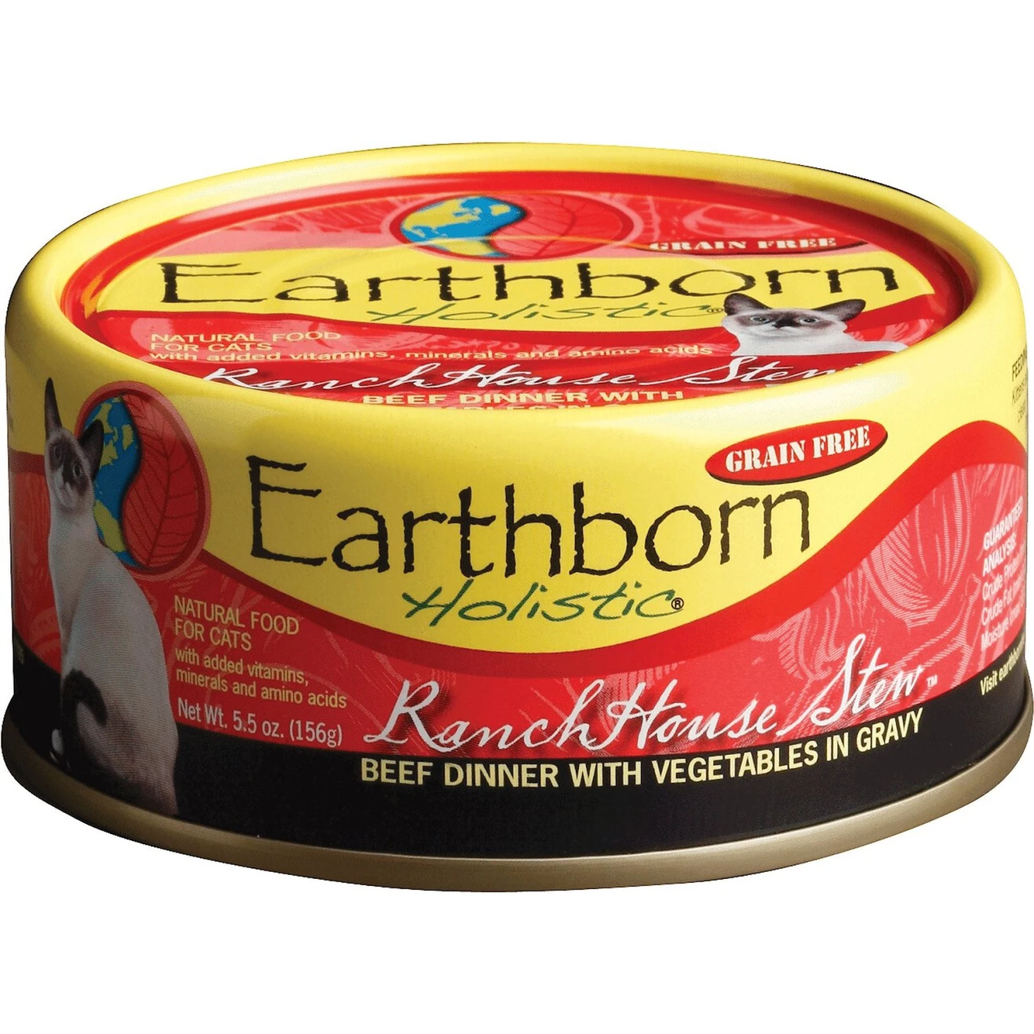 Earthborn Holistic Ranch House Stew Grain-Free Natural Canned Cat & Kitten Food 3 Earthborn Holistic Ranch House Stew Grain-Free Natural Canned Cat & Kitten Food