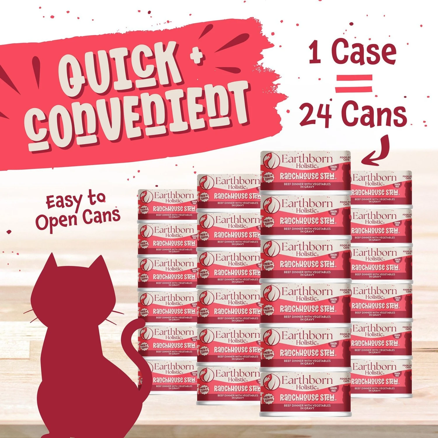 Earthborn Holistic Ranch House Stew Grain-Free Natural Canned Cat & Kitten Food 6 Earthborn Holistic Ranch House Stew Grain-Free Natural Canned Cat & Kitten Food - Image 4