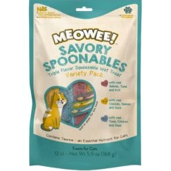 Meowee! Savory Spoonables Triple Flavor Variety Pack Lickable Cat Treat