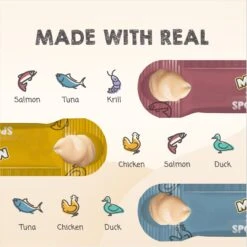 Meowee! Savory Spoonables Triple Flavor Variety Pack Lickable Cat Treat -Almo nature Sales 885918 PT2. AC SS1800 V1689954975