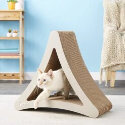 PetFusion Vertical Cat Scratcher Toy With Catnip -Almo nature Sales 90092 PT6. AC SS1800 V1525718024