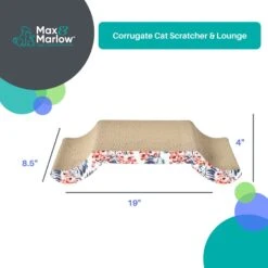 Max & Marlow Curled Side Corrugate Cat Scratcher 11 Max & Marlow Curled Side Corrugate Cat Scratcher -Almo nature Sales 906526 PT2. AC SS1800 V1689014985