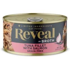 Reveal Natural Grain-Free Tuna Fillet With Salmon In Broth Flavored Wet Cat Food, 2.47-oz Can, Case Of 24 & Reveal Natural Grain-Free Tuna Fillet With Shrimp In Broth Flavored Wet Cat Food, 2.47-oz Can, Case Of 24 12 Reveal Natural Grain-Free Tuna Fillet With Salmon In Broth Flavored Wet Cat Food, 2.47-oz Can, Case Of 24 & Reveal Natural Grain-Free Tuna Fillet With Shrimp In Broth Flavored Wet Cat Food, 2.47-oz Can, Case Of 24 -Almo nature Sales 906774 PT1. AC SS1800 V1687964019