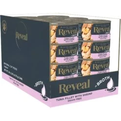 Reveal Natural Grain-Free Tuna Fillet With Salmon In Broth Flavored Wet Cat Food, 2.47-oz Can, Case Of 24 & Reveal Natural Grain-Free Tuna Fillet With Shrimp In Broth Flavored Wet Cat Food, 2.47-oz Can, Case Of 24 18 Reveal Natural Grain-Free Tuna Fillet With Salmon In Broth Flavored Wet Cat Food, 2.47-oz Can, Case Of 24 & Reveal Natural Grain-Free Tuna Fillet With Shrimp In Broth Flavored Wet Cat Food, 2.47-oz Can, Case Of 24 -Almo nature Sales 906774 PT7. AC SS1800 V1687962220