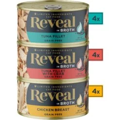 Reveal Natural Grain-Free Variety Fish & Chicken In Broth Flavored Wet Cat Food & Reveal Natural Grain-Free Variety Of Chicken In Broth Flavored Wet Cat Food -Almo nature Sales 906790 PT3. AC SS1800 V1687962101