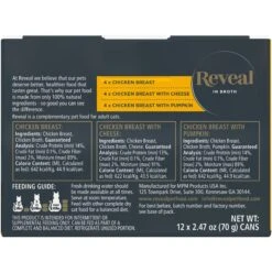 Reveal Natural Grain-Free Variety Fish & Chicken In Broth Flavored Wet Cat Food & Reveal Natural Grain-Free Variety Of Chicken In Broth Flavored Wet Cat Food -Almo nature Sales 906790 PT6. AC SS1800 V1687962731