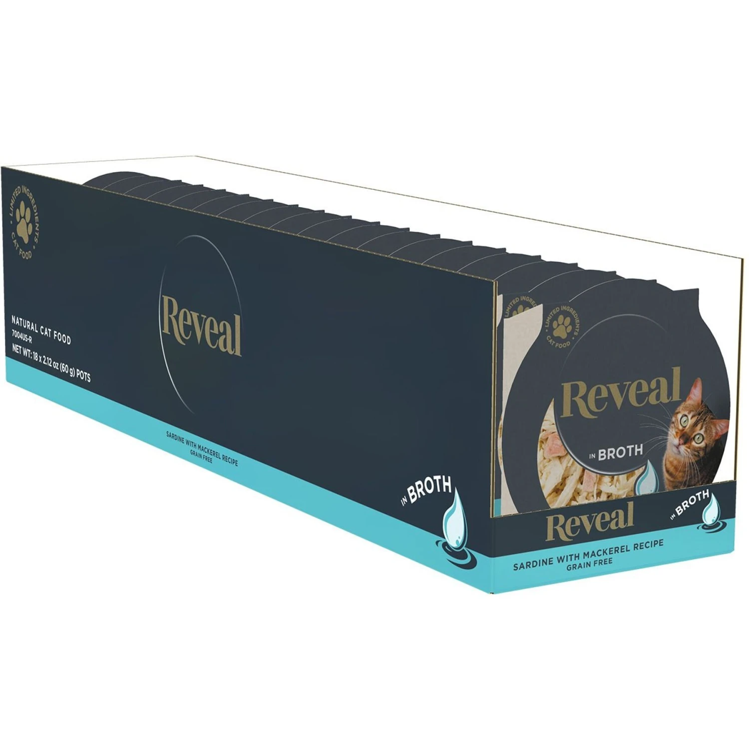 Reveal Natural Grain-Free Tuna With Shrimp In Broth Flavored Wet Cat Food, 2.12-oz Pot, Case Of 18 & Reveal Natural Grain-Free Sardine With Mackerel In Broth Flavored Wet Cat Food, 2.12-oz Pot, Case Of 18 10 Reveal Natural Grain-Free Tuna With Shrimp In Broth Flavored Wet Cat Food, 2.12-oz Pot, Case Of 18 & Reveal Natural Grain-Free Sardine With Mackerel In Broth Flavored Wet Cat Food, 2.12-oz Pot, Case Of 18 - Image 8