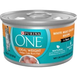 Purina ONE Natural Weight Control Ideal Weight White Meat Chicken Recipe In Sauce Wet Cat Food