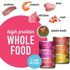 Tiki Cat Aloha Friends Variety Pack Grain-Free Wet Cat Food & Tiki Cat Grill Variety Pack Grain-Free Canned Cat Food -Almo nature Sales 933726 PT7. AC SS1800 V1703798783