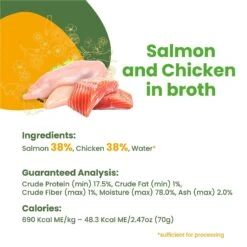 Almo Nature HQS Natural Salmon & Chicken In Broth Grain-Free Canned Cat Food 15 Almo Nature HQS Natural Salmon & Chicken In Broth Grain-Free Canned Cat Food -Almo nature Sales 93587 PT4. AC SS1800 V1632849126
