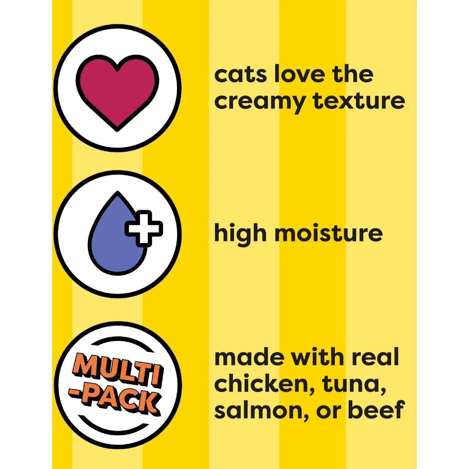 Temptations Creamy Puree Variety Pack Lickable Cat Treats, 12-g Pouch, Pack Of 48 6 Temptations Creamy Puree Variety Pack Lickable Cat Treats, 12-g Pouch, Pack Of 48 - Image 4