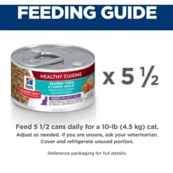 Hill's Science Diet Adult 11+ Healthy Cuisine Seared Tuna & Carrot Medley Canned Cat Food 16 Hill's Science Diet Adult 11+ Healthy Cuisine Seared Tuna & Carrot Medley Canned Cat Food -Almo nature Sales 94012 PT5. AC SS1800 V1680099824