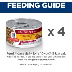 Hill's Science Diet Adult Healthy Cuisine Roasted Chicken & Rice Medley Canned Cat Food -Almo nature Sales 94014 PT6. AC SS1800 V1598143267