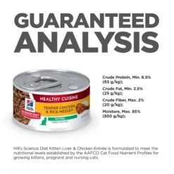 Hill's Science Diet Kitten Healthy Cuisine Tender Chicken & Rice Medley Canned Cat Food 16 Hill's Science Diet Kitten Healthy Cuisine Tender Chicken & Rice Medley Canned Cat Food -Almo nature Sales 94018 PT5. AC SS1800 V1693497929
