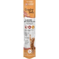 Good 'n' Tasty Savory Spoonables Chicken, Salmon & Duck Lickable Cat Treat