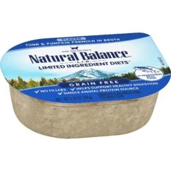 Natural Balance L.I.D. Limited Ingredient Diets Tuna & Pumpkin Formula Flaked Grain-Free Wet Cat Food -Almo nature Sales 95657 PT3. AC SS1800 V1576527786