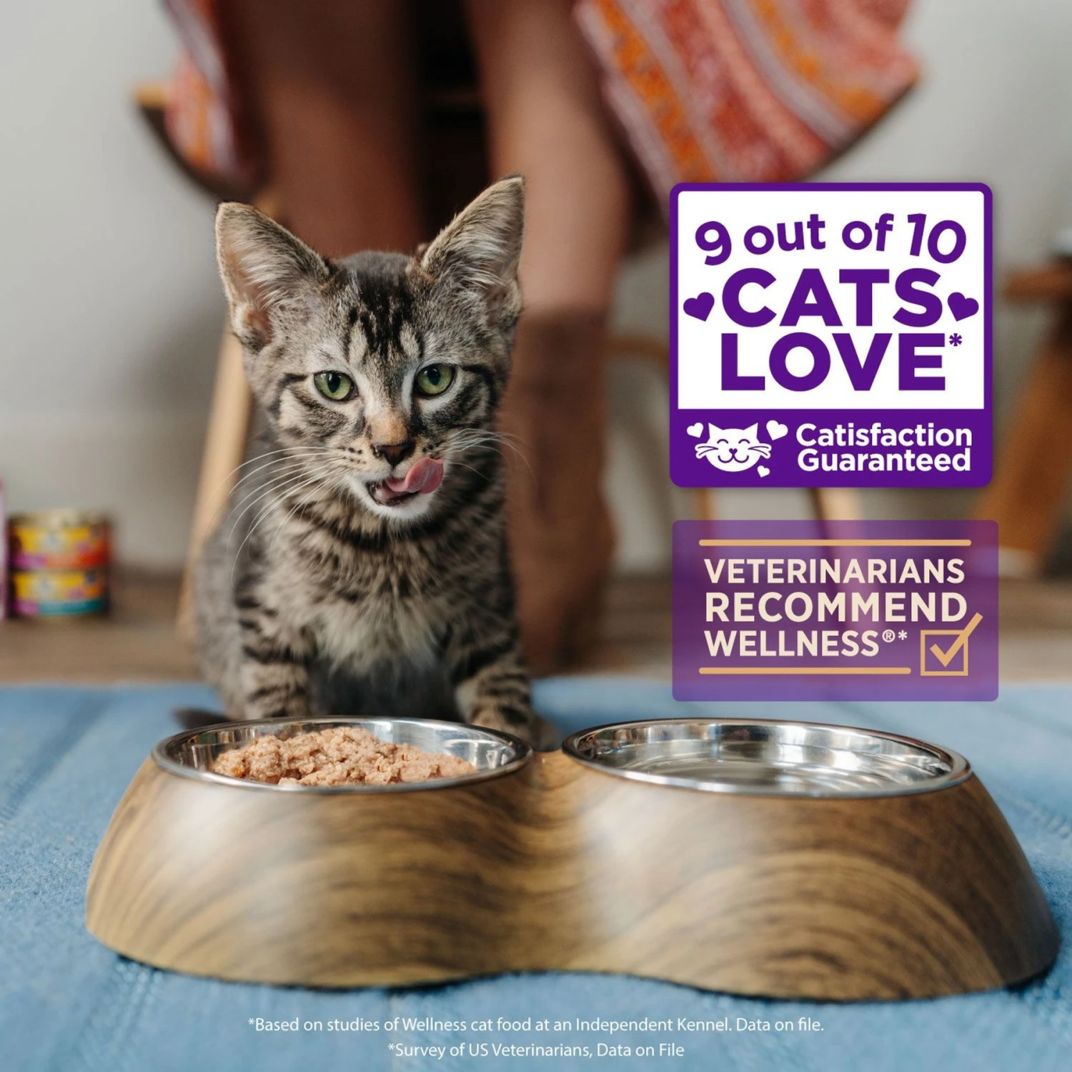 Wellness Healthy Indulgence Morsels With Chicken & Salmon In Savory Sauce Grain-Free Wet Cat Food Pouches, 3-oz, Case Of 24 5 Wellness Healthy Indulgence Morsels With Chicken & Salmon In Savory Sauce Grain-Free Wet Cat Food Pouches, 3-oz, Case Of 24 - Image 3