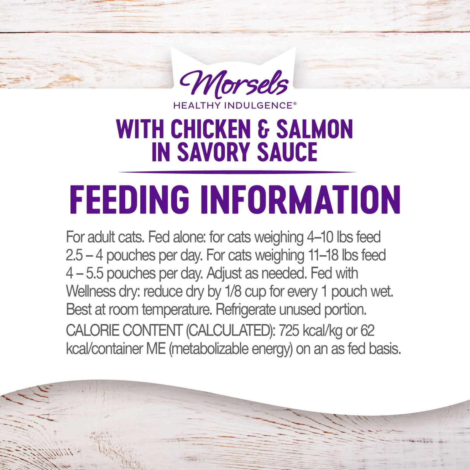 Wellness Healthy Indulgence Morsels With Chicken & Salmon In Savory Sauce Grain-Free Wet Cat Food Pouches, 3-oz, Case Of 24 10 Wellness Healthy Indulgence Morsels With Chicken & Salmon In Savory Sauce Grain-Free Wet Cat Food Pouches, 3-oz, Case Of 24 - Image 8