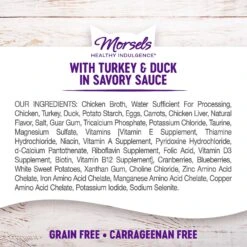 Wellness Healthy Indulgence Morsels With Turkey & Duck In Savory Sauce Grain-Free Wet Cat Food Pouches -Almo nature Sales 95729 PT6. AC SS1800 V1621987339