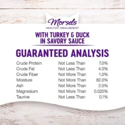 Wellness Healthy Indulgence Morsels With Turkey & Duck In Savory Sauce Grain-Free Wet Cat Food Pouches -Almo nature Sales 95729 PT7. AC SS1800 V1621985543