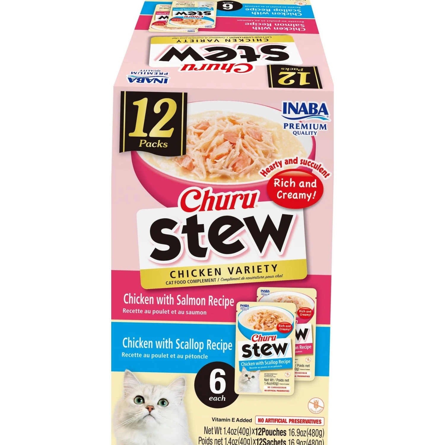 Inaba Chicken Variety Pack Lickable Cat Treat, 1.4-oz Tube, 12 Count 3 Inaba Chicken Variety Pack Lickable Cat Treat, 1.4-oz Tube, 12 Count