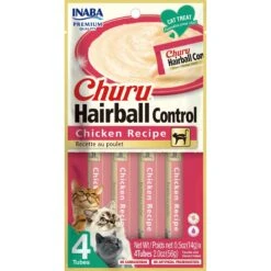 Inaba Churu Tuna Recipe Creamy Puree Grain-Free Lickable Cat Treats & Inaba Churu Hairball Control Chicken Recipe Creamy Puree Grain-Free Lickable Cat Treats -Almo nature Sales 964110 PT4. AC SS1800 V1695053434