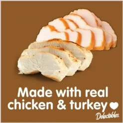 Hartz Delectables Gravy Non Seafood Chicken & Turkey Lickable Cat Treats, 1.4-oz Pouch, 1 Count -Almo nature Sales 965422 PT4. AC SS1800 V1696261981