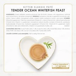 Fancy Feast Kitten Classic Pate Collection Turkey & Whitefish Variety Pack Grain-Free Wet Cat Food, 3-oz Can, Case Of 12 -Almo nature Sales 966654 PT6. AC SS1800 V1696349144