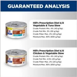 Hill's Prescription Diet K/d Kidney Care Stew Variety Pack Wet Cat Food, 2.9-oz Can, Case Of 24 -Almo nature Sales 967646 PT8. AC SS1800 V1696615687