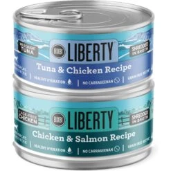 BIXBI LIBERTY Chicken, Salmon & Tuna Recipe Grain-Free Wet Cat Food, 2.75-oz Can, Case Of 12 -Almo nature Sales 972526 PT2. AC SS1800 V1698683543