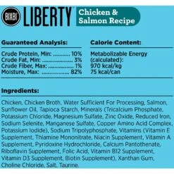 BIXBI LIBERTY Chicken, Salmon & Tuna Recipe Grain-Free Wet Cat Food, 2.75-oz Can, Case Of 12 -Almo nature Sales 972526 PT6. AC SS1800 V1698683545