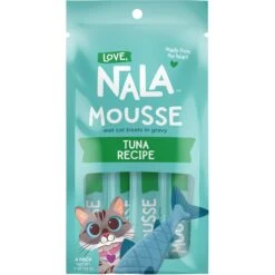 Love, Nala Tuna Recipe Mousse Cat Treats, 0.5-oz Tube, Case Of 4